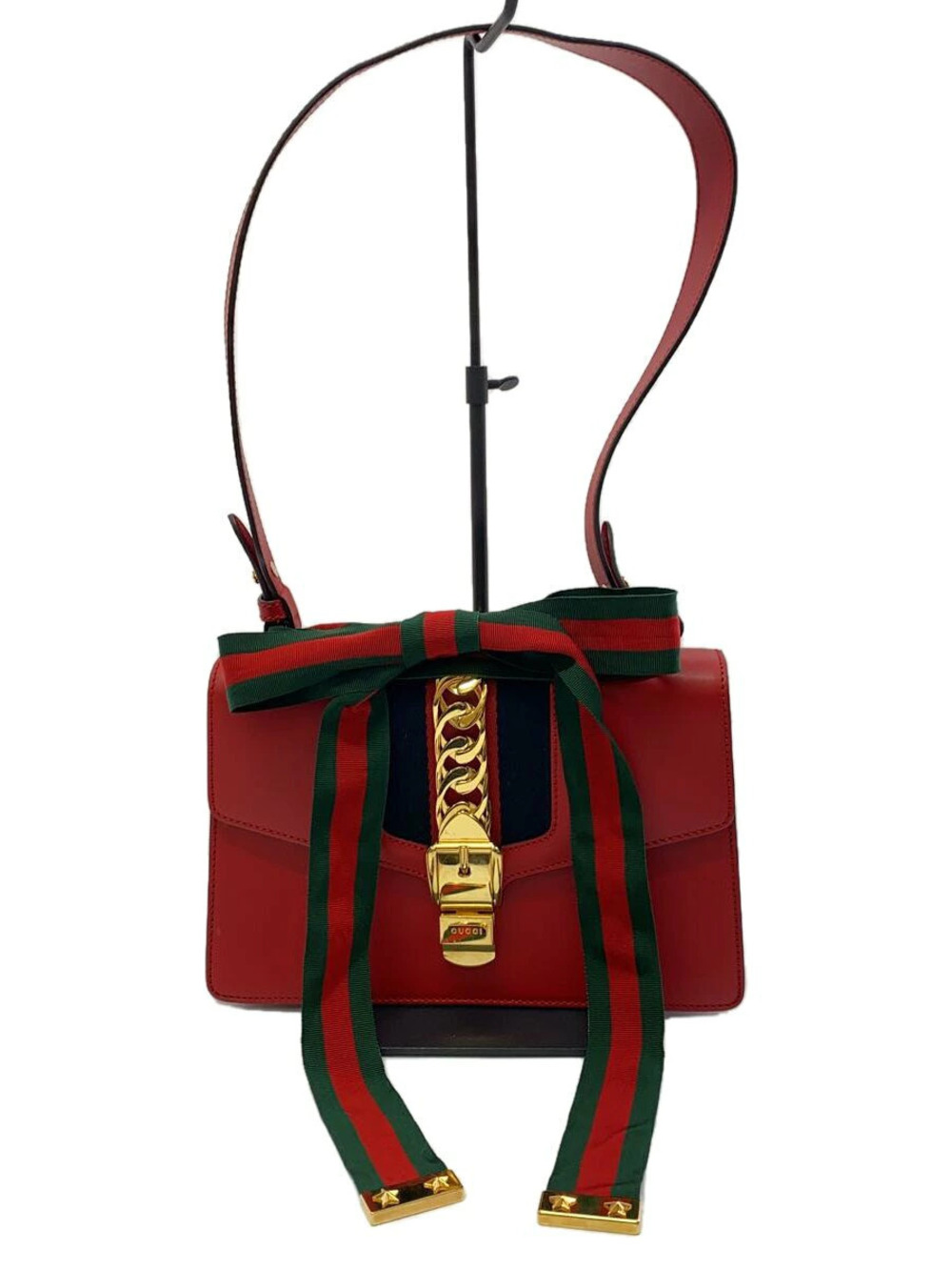Gucci Shoulder Bag Sylvie Leather RED